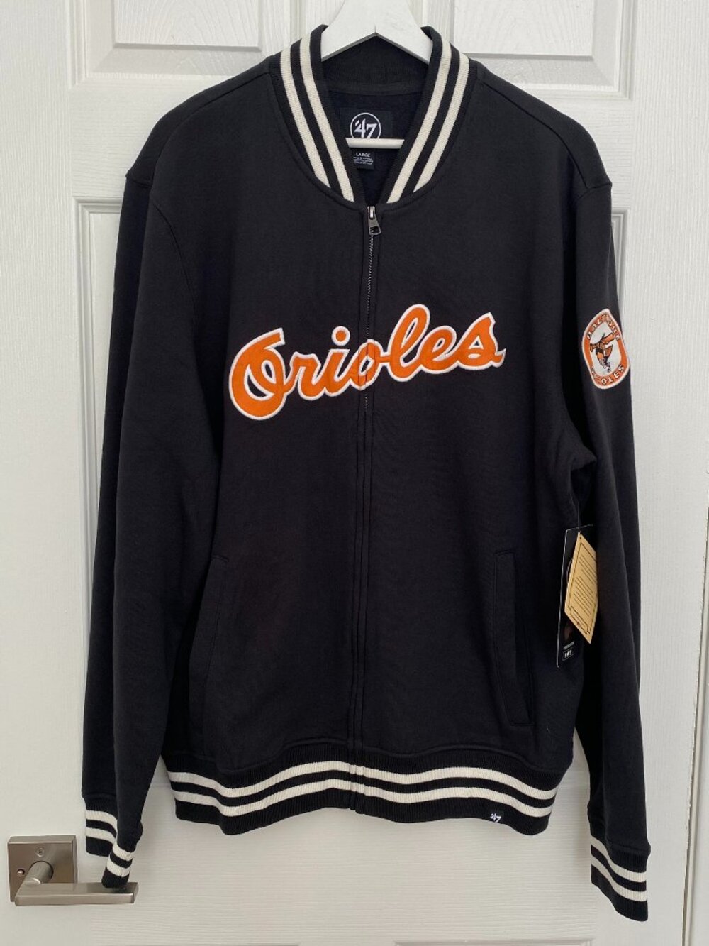 '47 Baltimore Orioles Wax Pack Pro Camden Track Jacket NWT Large MLB